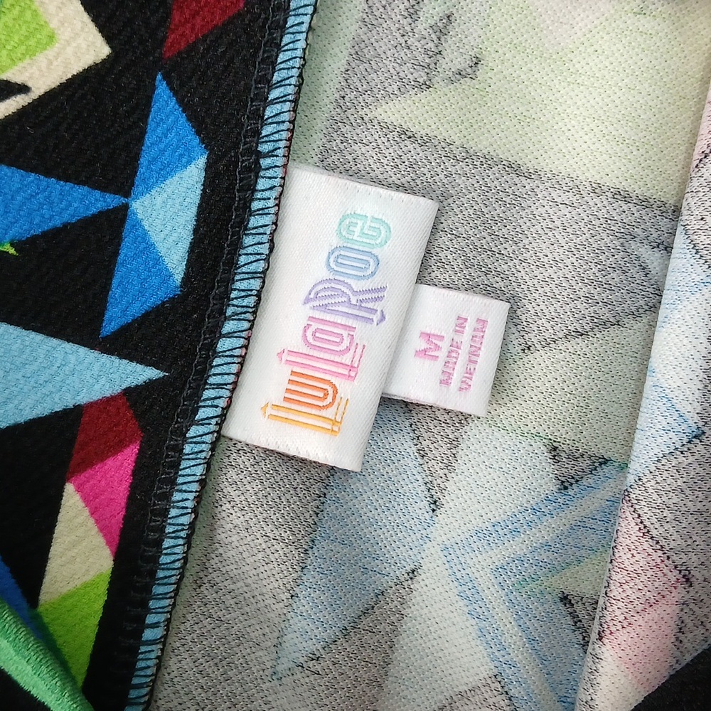 NWT LuLaRoe Neon Geometric Cassie Pencil Skirt - Picture 5 of 6